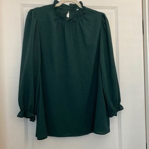 Hunter Green XL Blouse EUC
